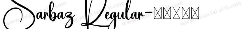 Sarbaz Regular字体转换